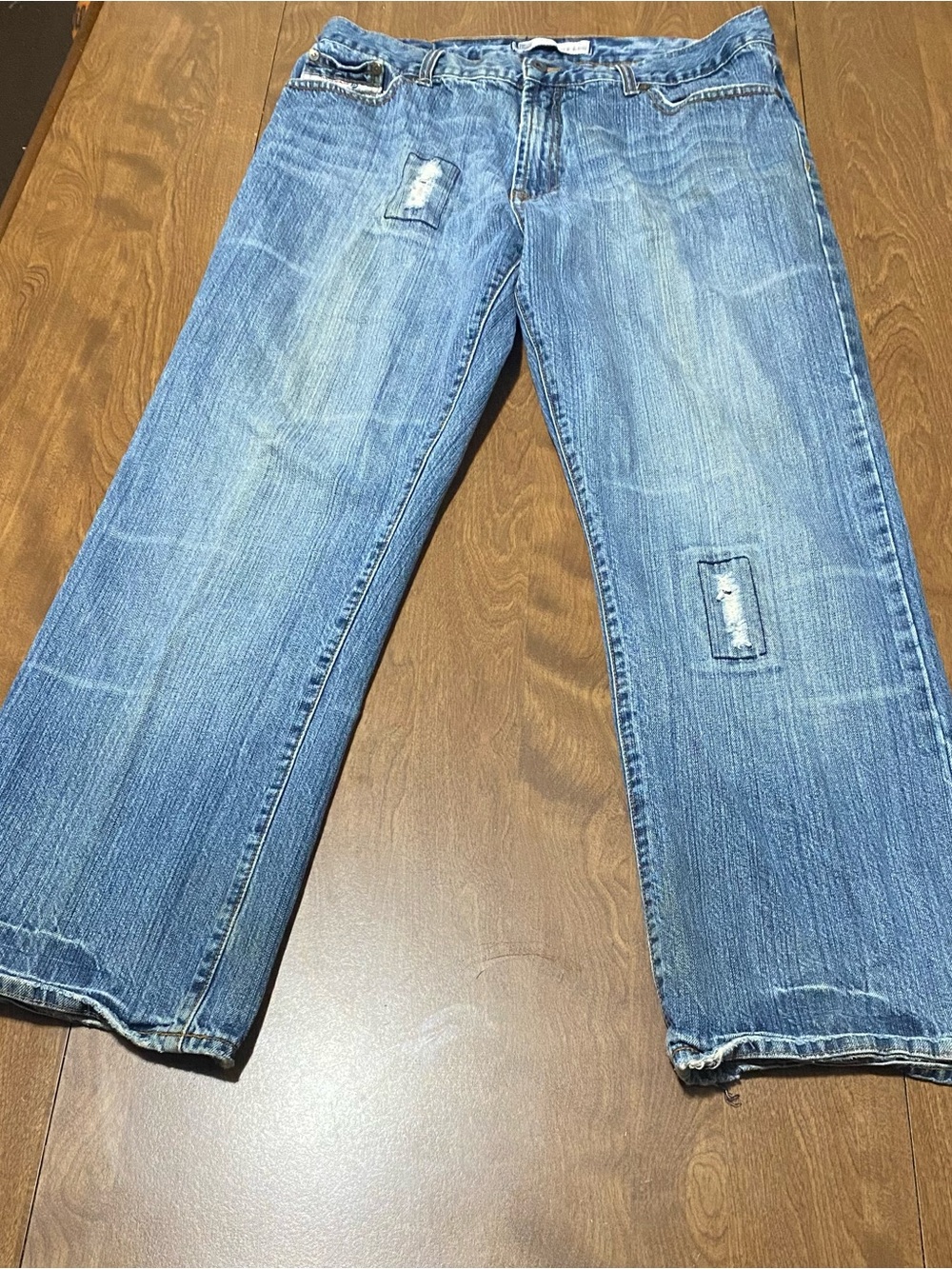 Vintage Y2K PACO jeans baggy Relaxed Fit Men’s Light Blue Distressed Jeans